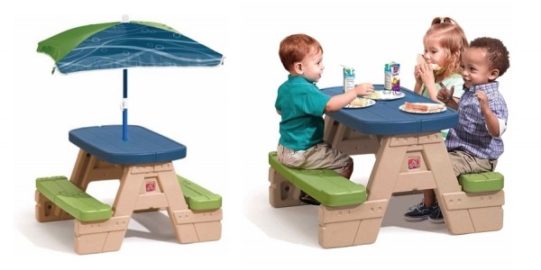 Step2 Sit & Play Kids Picnic Table With Umbrella Just $38.98 @ Amazon