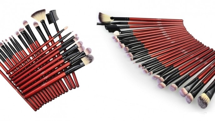 Anjou 24-Piece Professional Makeup Brush Set Just $6.99 w/ Code @ Amazon