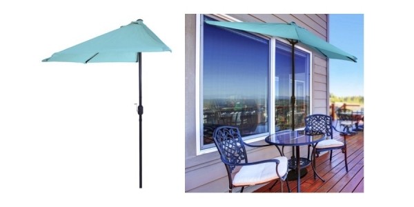 9' Half Round Patio Umbrella Just $21.99 @ Walmart
