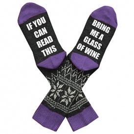 Bring Me Wine Socks Only $4 @ Amazon