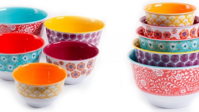 The Pioneer Woman 10 Piece Mixing Bowl Set Only $25 (Was $49) @ Walmart