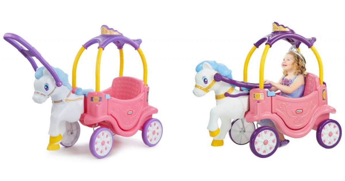 Save 35 On This Little Tikes Princess Horse And Carriage Walmart