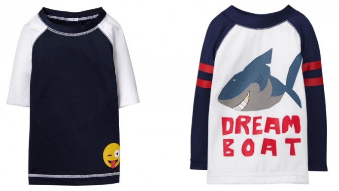 Rash Guards Only $6 + Free Shipping @ Gymboree