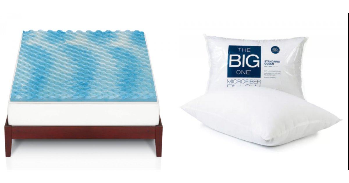 Memory Foam Mattress Topper And 3 Pillows Just 29 Kohl's