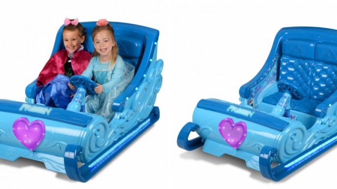 Save 50% Off This Disney Frozen 12-Volt Ride-On Sleigh @ Walmart