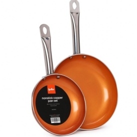2pc Copper Frying Pan Set $12 @ Hollar