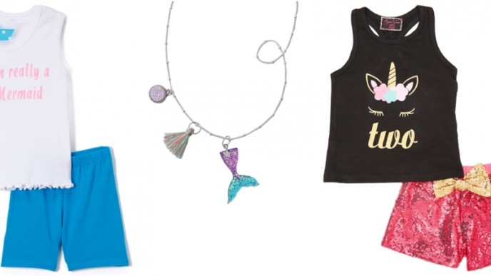 Save Up To 70% Off Mermaid & Unicorn Apparel & Accessories @ Zulily