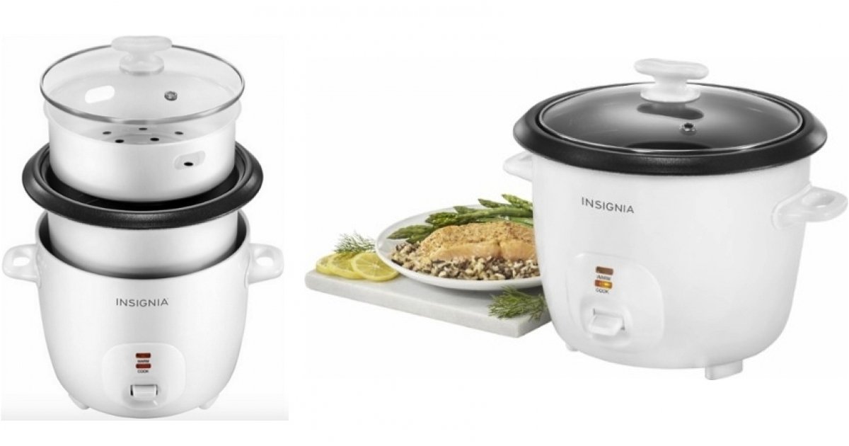 Insignia 2.6 Quart Rice Cooker Just $9.99 Today Only @ Best Buy