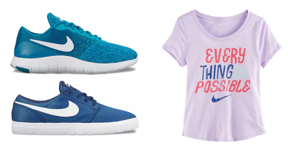 kohls kids nike shoes