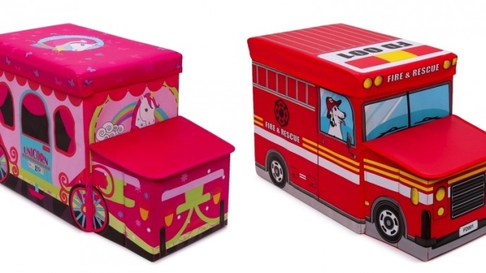 Collapsible Kids Storage Ottoman Just $5 @ Hollar