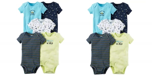 10 Pack Of Carter's Bodysuits Only $13 ($1.36 Each) @ Kohl's