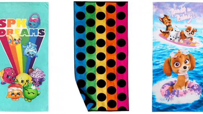 Super Cute Beach Towels From $5.66 @ Kohl's