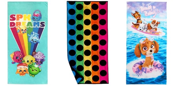 Super Cute Beach Towels From $5.66 @ Kohl's