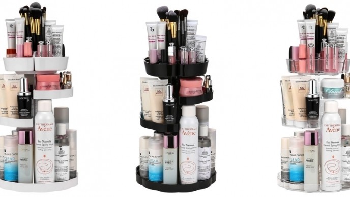 Jerrybox 360-Degree Rotating Makeup Organizer Just $12.99 w/ Code @ Amazon