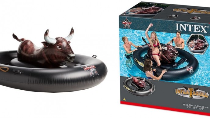 Inflate-A-Bull Pool Float Only $30 + Free Shipping @ Academy