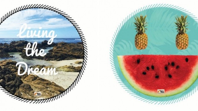 Super Cute Round Beach Towels Only $6.88 @ Walmart