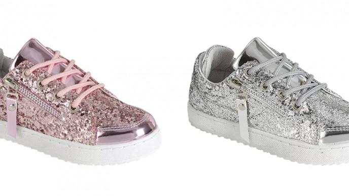Women's Glitter Fashion Sneakers Only $15 @ Tanga