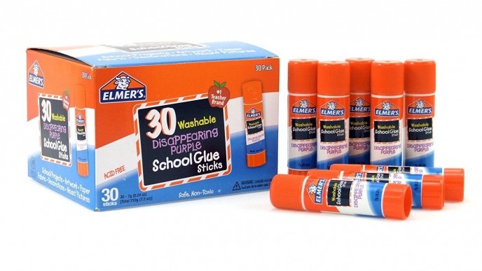 30 Washable Disappearing Purple Glue Sticks $6.63 @ Amazon