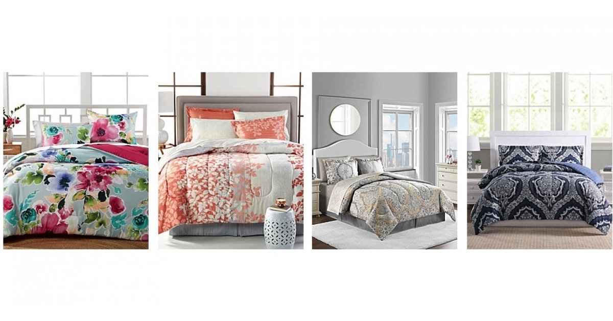 8Piece Comforter Sets Just 27.99 (3pc Just 17.99) Macy's