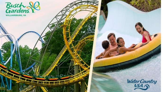 3-Day Ticket To Busch Gardens And Water Country USA Only $50 @ Groupon