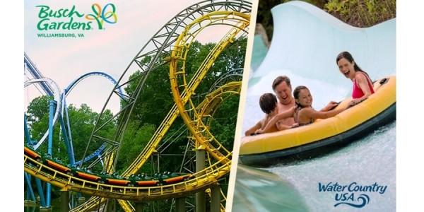 3-Day Ticket To Busch Gardens And Water Country USA Only $50 @ Groupon