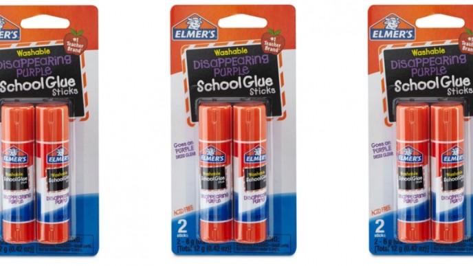 2 Pack Elmer's Washable Glue Sticks Only $0.49 @ Target