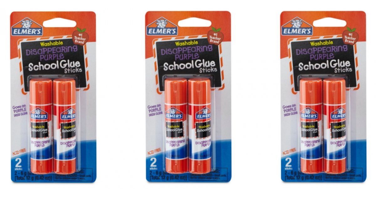 2 Pack Elmer's Washable Glue Sticks Only 0.49 Target