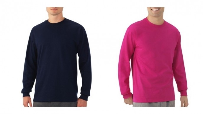 fruit of the loom platinum t shirt mens