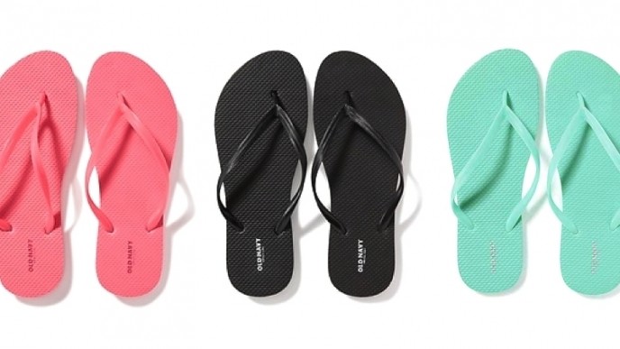 $1 Flip Flops Today & Online Only @ Old Navy