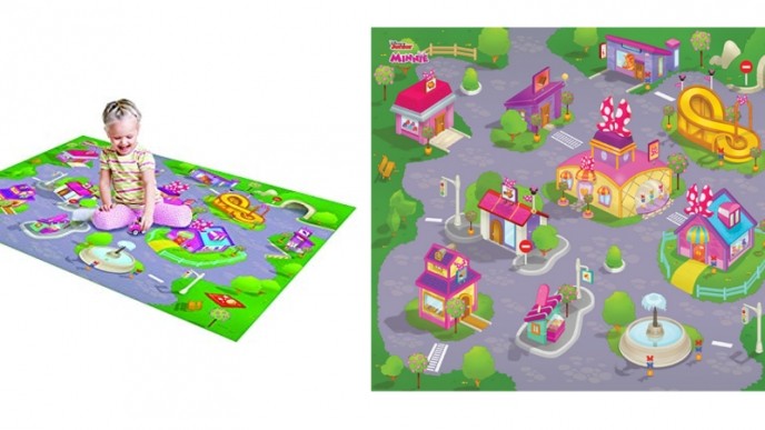 minnie mouse activity mat