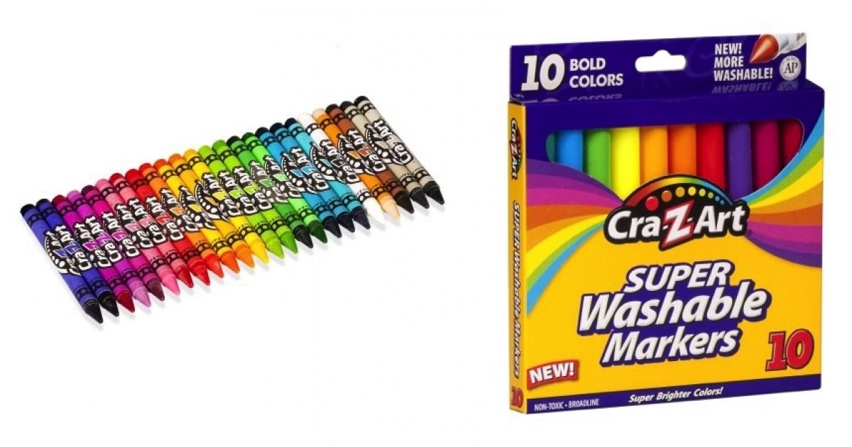 Cra-Z-Art Crayons Just 25¢ & Markers Just 50¢ @ Walmart