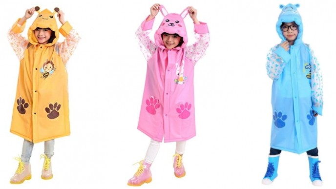 Adorable Kids Raincoats Only $6 @ Amazon