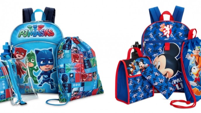 5 Piece Disney Backpacks Down To $15 @ Macy's