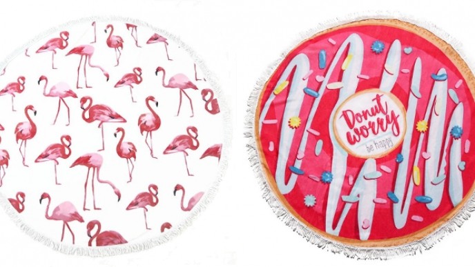 Large Round Beach Towels Down To $2 @ Hollar