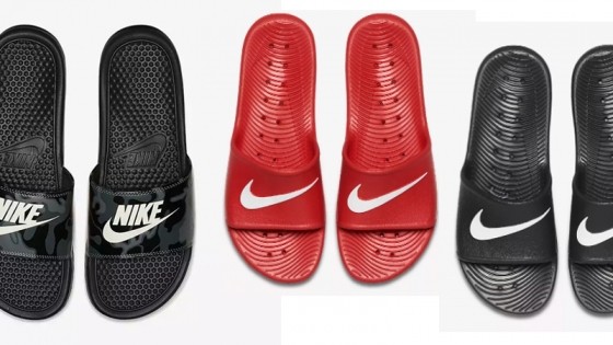 nike adjustable slides mens