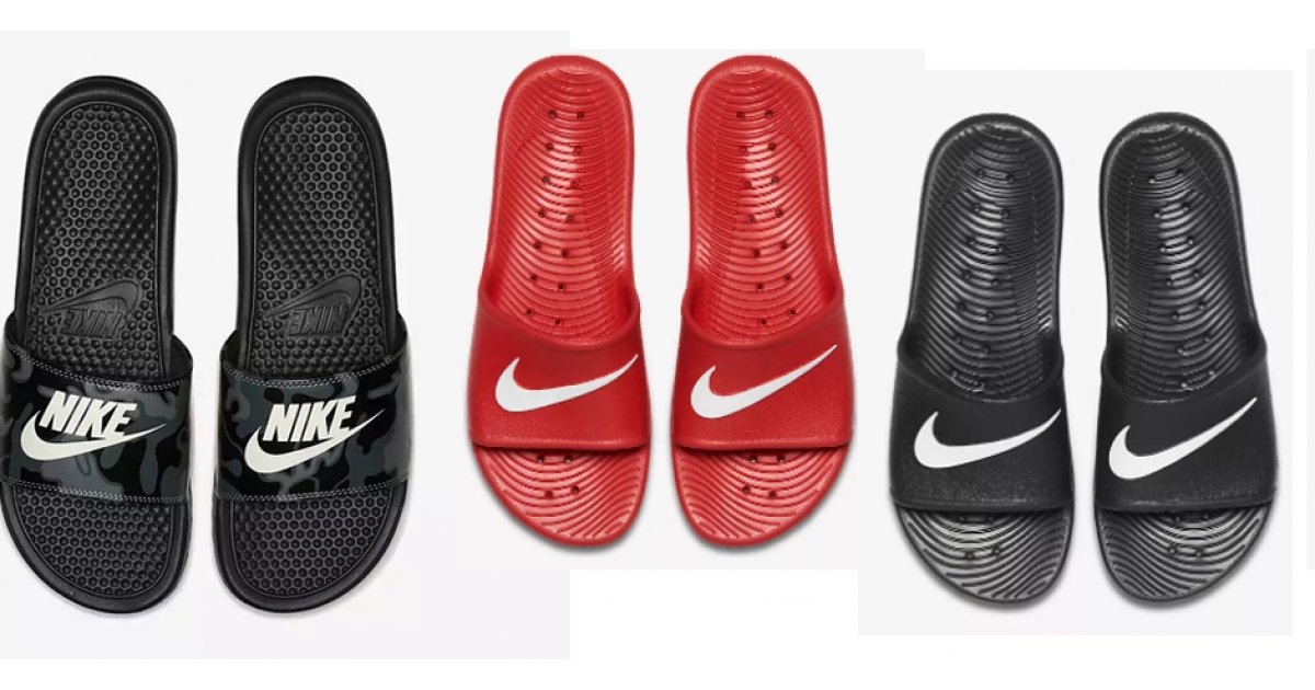 nike adjustable slides mens