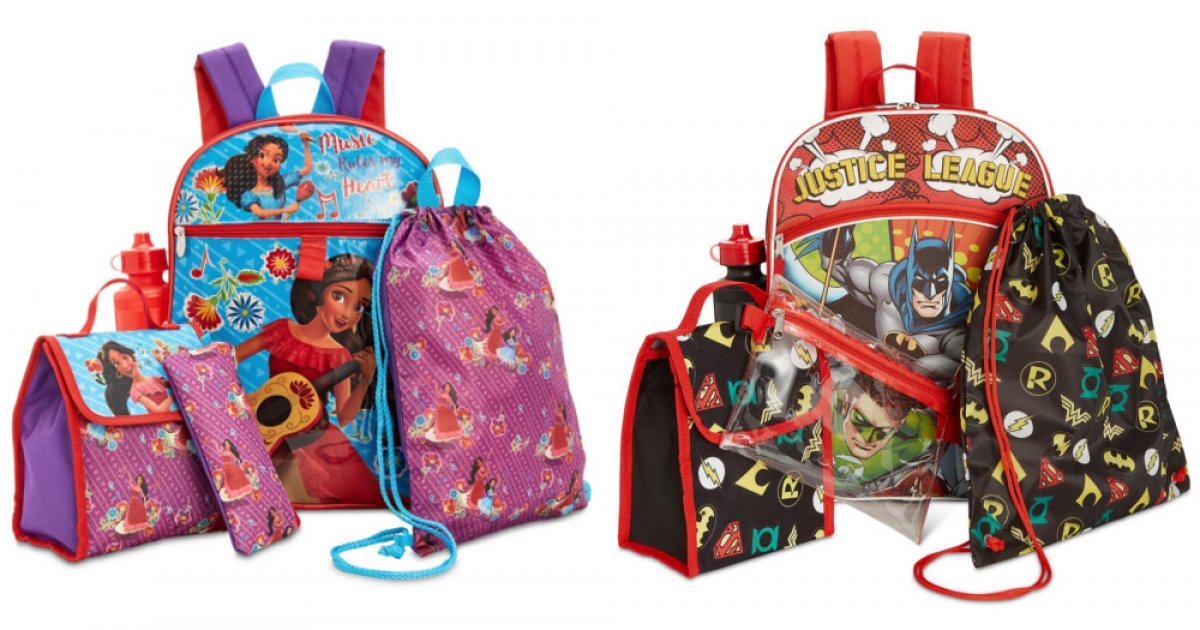 5 Piece Backpack Sets Down To 14 Macy's