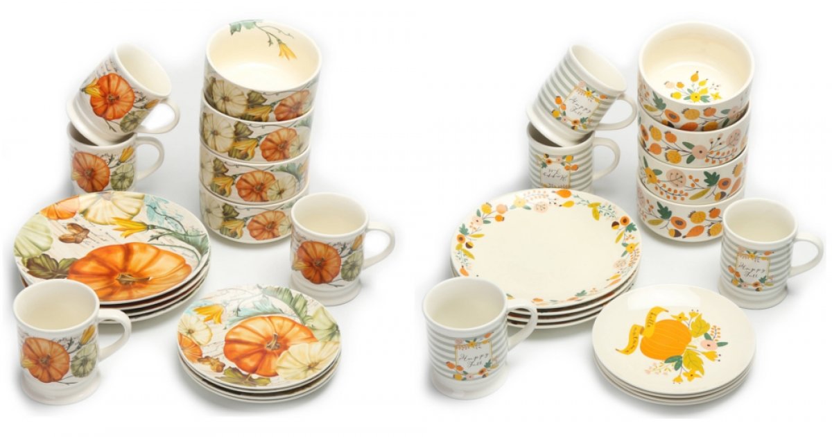 Autumn Dinnerware Sets Down To 18 Walmart