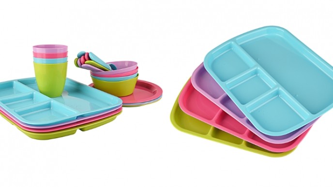 Kids 24 Piece Dinnerware Sets Just $5 @ Walmart