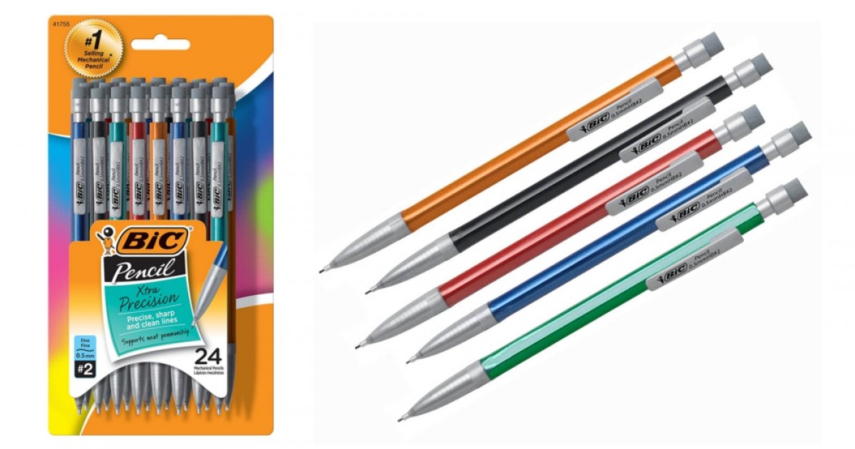 24 Pack BIC Mechanical Pencils Just 3 Amazon