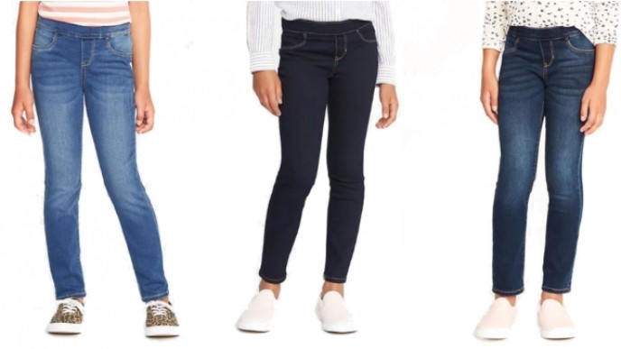 Girls Pull-On Skinny Jeggings Just $8 @ Old Navy