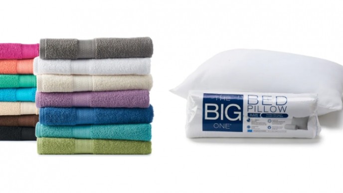 The Big One Bath Towels And Pillows Just $3 @ Kohl's