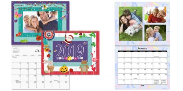 FREE Personalized 2019 Calendar @ Shutterfly