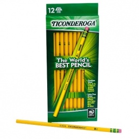 12 Ticonderoga Pencils $1 @ Office Depot