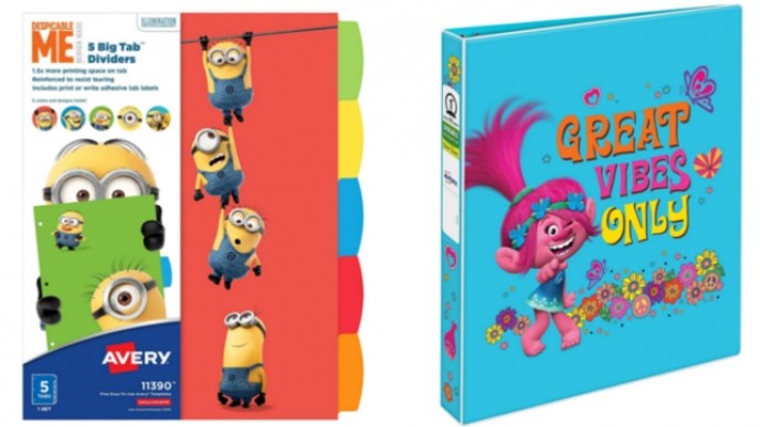 Up To 48% Off Minions And Trolls School Supplies @ Amazon
