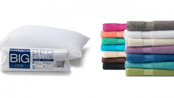 The Big One Bath Towels And Pillows Just $3 @ Kohl's