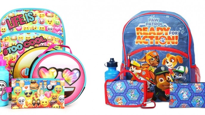 5 Piece Backpack Sets Down To $7.50 @ Academy