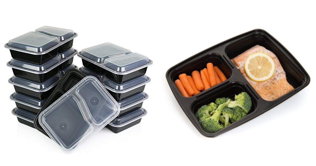 20 Pack Meal Prep Containers Under $12 @ Amazon