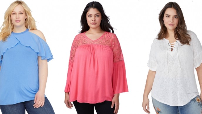 lane bryant plus size tops