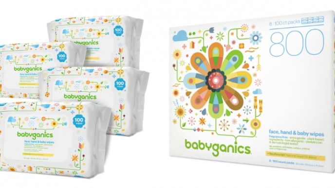 50% Off Babyganics Face, Hand And Baby Wipes @ Walmart
